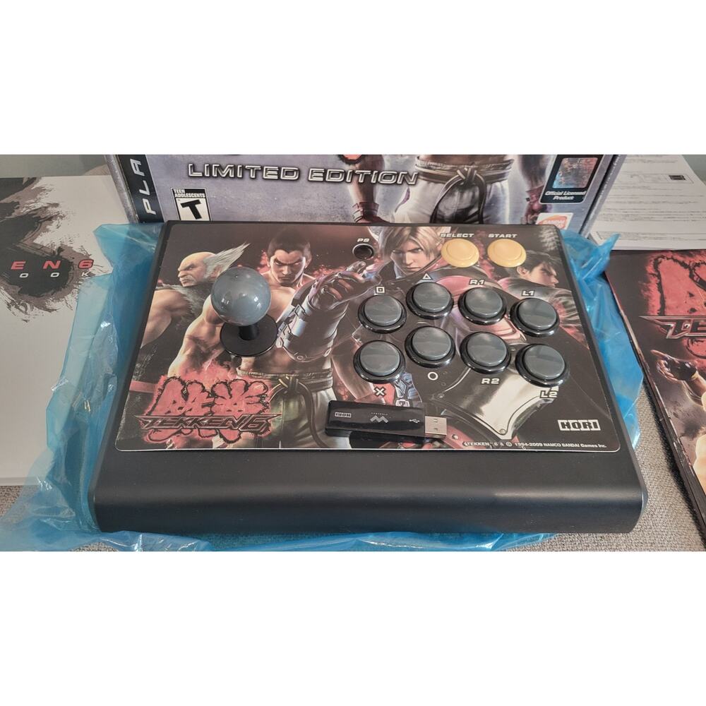 Tekken 6 PS3 - Hori Arcade Fight Stick Wireless Limited Edition MISSING GAME! - Picture 9 of 16